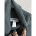 Ann Taylor LOFT Women’s Sage Cowl Neck Metal Cuff Buttons Long Sleeve Sweater Top Size S Photo 5