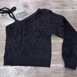 Wild Fable Black one shoulder sweater- size XS Photo 0
