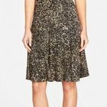 Nic+Zoe NWT Sleeveless Starling Dress in Black, Tan and Cream Print Size Small Photo 0