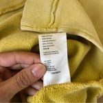 Anthropologie  Pilcro Acid Wash Yellow Sweatshirt Photo 6