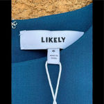 Likely  Manhattan short sleeve cerulean teal dress Photo 1