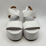 Robert Clergerie Cora Leather Platform Slingback Sandals Sz 11 Black Photo 1