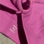 Aerie Pink Ribbed Camisole with Front Ring Photo 1