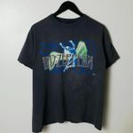 Vintage 90s Led Zeppelin Band Promo Tee T Shirt Distressed 1995 Tour Concert Size M Photo 12