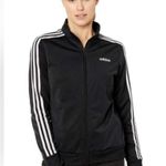 Adidas Zip Up Track Jacket BlackWhite Sz Medium Photo 0