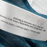 Band of the Free Small Teal Blue Maxi Skirt Front Slit Layered Mini Skirt New Photo 5