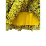 Derek Lam Derek‎ Lam 10 Crosby Tired Asymmetrical Floral Mini Skirt in Yellow Blue Size 4 Photo 5