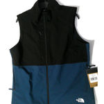 The North Face New Womens NWT $100 XL Rare Color Blue Wing Teal Vest Water Repellants Hike Logo Photo 0