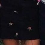 PacSun Black Floral Print Skirt Photo 1