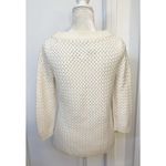 Talbots Women’s Ivory Knit Sweater top boat neck size S MSRP $79.50 Photo 5