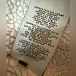 Levi's Faux Leather Trucker Jacket Sherpa Lined Black Grunge Sleek Womens Medium Photo 7