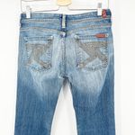 7 For All Mankind Womens Western Flynt Stretch Low Rise Bootcut Jeans Size 27 Photo 9