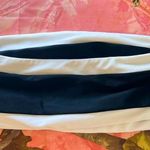 House of Harlow bandeau bikini top navy blue + white stripe Photo 2