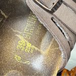 Birkenstock Granada Brown Leather Strappy Sandals Cork Footbed Sandals SZ 8 Photo 5