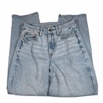 American Eagle Jeans Women's Size 6 Short Curvy Super High Rise Baggy Straight Photo 0