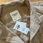 Abercrombie & Fitch NWT Tank Khaki Short Sleeve Jumpsuit Sz L Photo 1