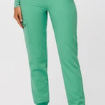 FIGS Women New  High Waisted Zamora Yoga Jogger Scrub Pant Surgical Green 5XLR Photo 0