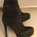 via spiga women gray suede platform heel boots US 8 Photo 11