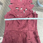 Free People X Saylor Jessa Floral Mini Party Dress crochet floral Sz S Photo 11