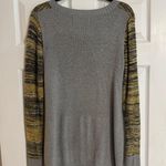 Vintage Havana  Black Gray Yellow Gold Sweater Mizzou Game Day Photo 2