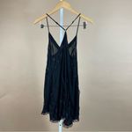 Free People Intimately Size XS Flowy Embroidered Ruffle Boho Slip Dress Lace Y2K Photo 1