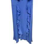 H&M Country Fairycore Whimisical Ruffle Maxi Dress Size Small Blue Fairy Festival Photo 2