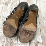 Schutz Chincilla Nubuck High Heel Platform Sandals Photo 10