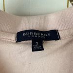 Burberry  Light Pink Polo Shirt – Classic Check Collar - Size - Small Photo 6