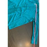 LLBean Cardigan Teal XL REG Supima Cotton Pintuck Open Front Long Sleeve Blue Photo 10