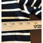 Ralph Lauren  LRL Womens XL Sweater Top Blue White Stripe Logo Preppy Nautical Photo 5