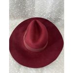 Michael Stars 100% Wool Fedora Womens Burgundy Photo 1