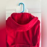 Miss Lili Red Hooded Belted Peacoat Women’s Size Large RN 57685 Photo 10