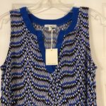 Ava James  Shirt size M length 25” bust 30” brand new color blue white black Photo 1
