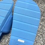Hunter  UK 5 US 7 blue Velcro slides Photo 1