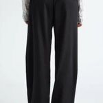 Vince NWT Linen-Blend High-Waist Pull-On Pant in Black Photo 1