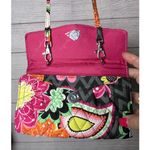 Vera Bradley New Vera Bradley Trifold Wallet Ziggy Zinnia Magnetic RETIRED Crossbody Purse Photo 3