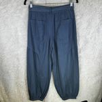 Anthropologie NWT Washed Linen-Blend Eyelet Jogger Trousers Sz XS Photo 3
