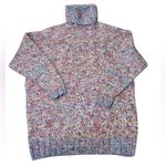 EXPRESS Vintage XS Womens Sweater Oversized 90s Knit Turtleneck Wool Blend Photo 1