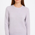 C BY BLOOMINGDALES CASHMERE SWEATER SERENITY BLUE CREW NECK SWEATER SIZE M Purple Size M Photo 0