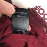 Lulus LULU’S Burgundy Pleated Ruffle Halter Swing Mini Dress Size Small Party Cocktail Photo 7