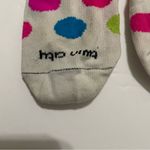Colorful Polka Dot Women’s Soccer Socks Gray Photo 3