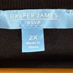 Draper James NWT  Rsvp Sweater Womens 2x Black‎ Removeable Beaded Collar Pullover Photo 2