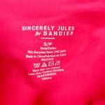 Sincerely Jules NEW x Bandier Rowan V Seam High Rise Work Out Leggings Hibiscus Photo 1