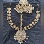 Indian Pakistani wedding jewelry set Gold Photo 0