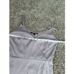 Gianni Bini NWT Fringe Wrap Midi Prima Dress Pebble Purple Flapper Nightlife S Photo 10