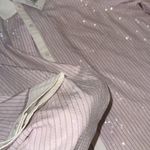 Derek Lam NWT $395  10 Crosby Wesley sequin stripe cotton button down shirt XL Photo 2