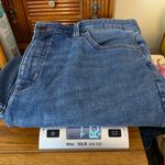 Lands’ End Denim Jeans Women’s Size 18 Inseam 30” Straight Leg High Rise Blue Photo 14