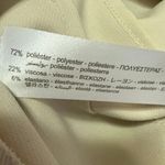 ZARA  Beige Pleated High Waisted Khaki Chino Straight Trouser Dress Pants Size S Photo 4