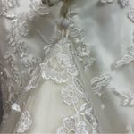 Kitty Chen Wedding Dress Strapless Lace Sweetheart Neckline Belt HEMMED Mermaid White Size XS Photo 15