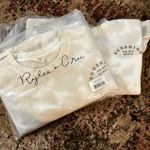 Rylee‎ + Cru tie dye crew neck sweatshirt in shell size XS sunshine on my mind White Photo 2